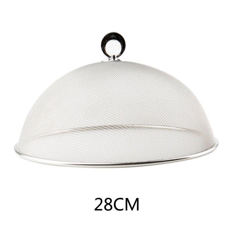 Household Food Cover Stainless Steel Mesh Food Covers Protecting Food Anti Fly Mosquito Food Dish Cover Kitchen Accessories