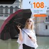 108-Bone Folding Fully Automatic Umbrella for Women, Dual-Use for Sun and Rain, Sunshade and Sun Protection, Durable and Sturdy, Large Size for Two