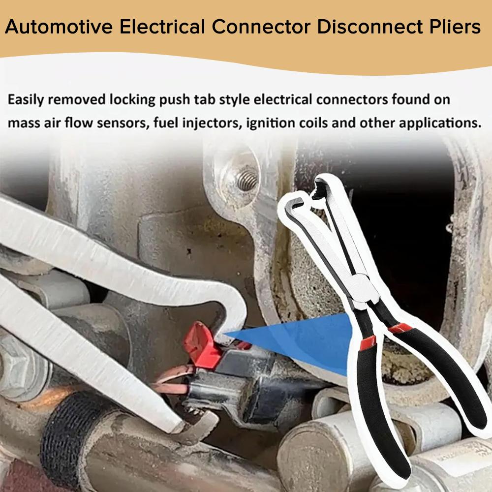 Car Electrical Disconnect Pliers Set Long Fuel Line Caliper Oil Hose Cooling Clip Auto Plug Connector Separate Wire Removal Tool