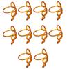 10x Crochet Tension Ring Adjustable Companion Ring Lefties & Righties Yarn Tension Control Ring for Crocheters Knitters