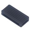 Black Color Aluminum Alloy Cooling Case Acrylic Bottom Shell Heatsink Case  Electronic Cooling