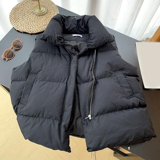 Women's Puffer Vest Lightweight Zip Up Sleeveless Jacket Fall Winter Warm Padded Coat Casual Outerwear with Pockets