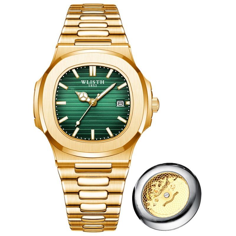 Top Brand Steel Belt Calendar Fashion Men's Watch Luminous Waterproof Fashion Watch
