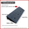 Rubber-Plastic Car Ramp: Slope Mat, Curb Edge, Uphill Climb, Triangle Speed Bump