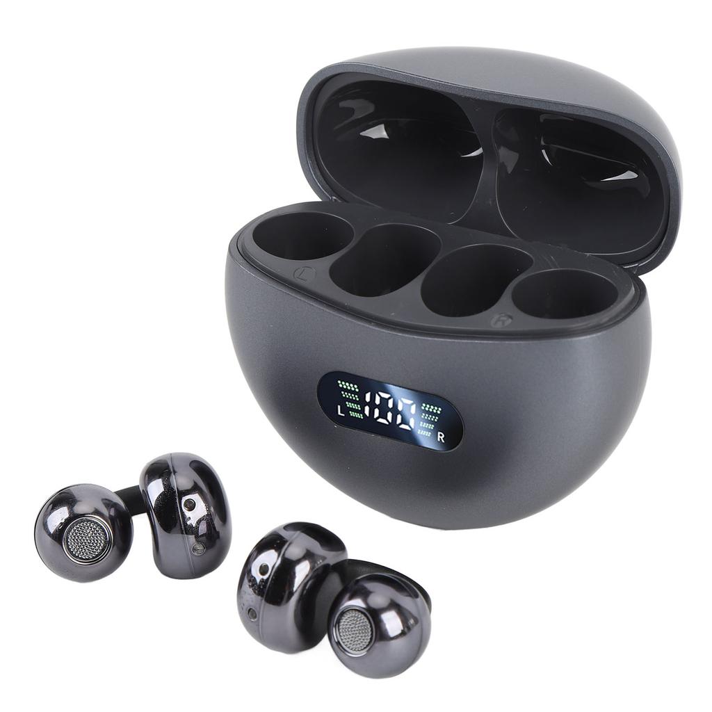 Sprachübersetzungs-Ohrhörer 144 Online-Sprachen Bluetooth 5.49 Übersetzungs-Ohrhörer Eisengrau