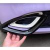 For Dongfeng Nammi 01/Box 2024 + Car Styling Front Bumper Racing Grills Light Frame Fog Lamp Cover Accessories Exterior Sticker
