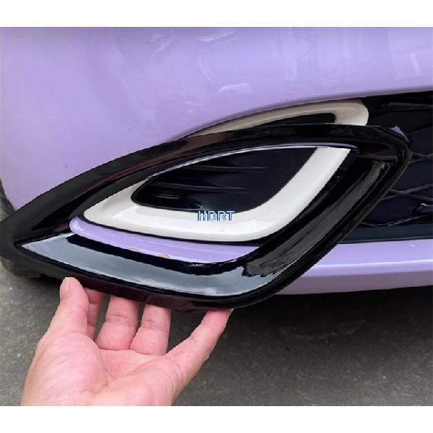 For Dongfeng Nammi 01/Box 2024 + Car Styling Front Bumper Racing Grills Light Frame Fog Lamp Cover Accessories Exterior Sticker