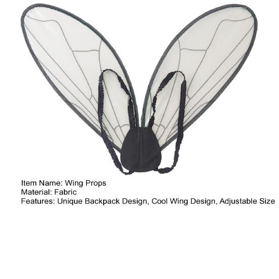 Fairy Angel Wing for Kids Unique Backpack Fly Butterfly Wing Cool Role-Playing Accessory for Birthday Carnivals Masquerade