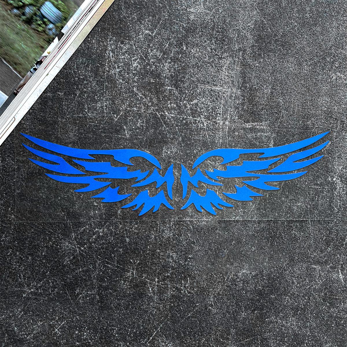 

Do-It-Yourself Angel Wings Reflective Car Decals Decor Moto Helmet Motorcycle Auto Body Windshield Fuel Tank Decals Accessories