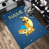 Personalized Name Garfield's Name Living Room Non-Slip Area Rug Soft Carpet for Bedroom Playroom Sofa Office Home Decor Doormat