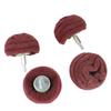 Pack of 2 Scouring Pad Heads Dual Grinding Abrasive Mushroom Ball Polishing Wheel for Metal Wood Plastic Polishing