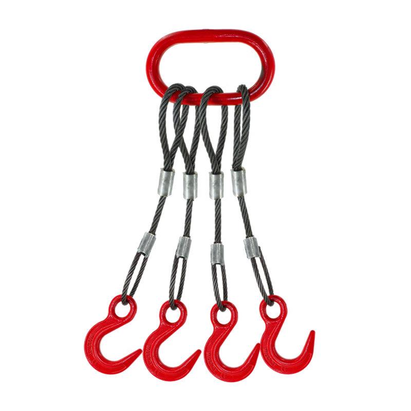 2-Ton 0.5m Two-Leg Rebar Hook Wire Rope Sling