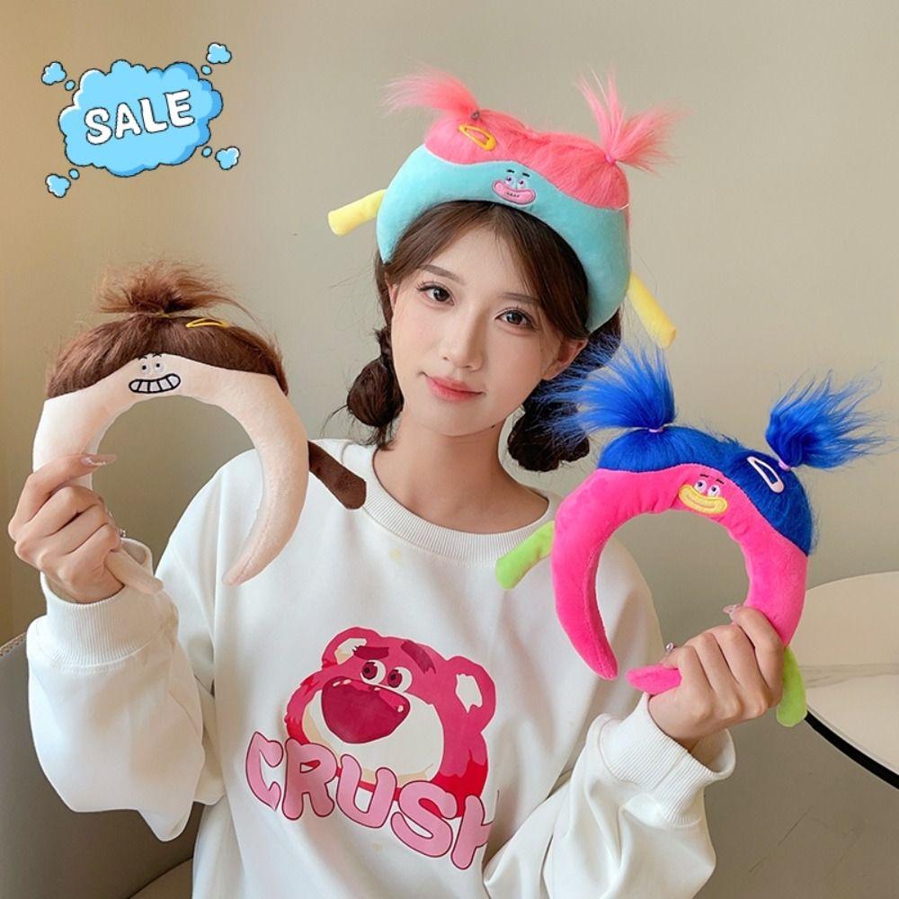 

Ugly Doll Plush Hairband Cartoon Hairpin Hair Accessories Braid Headband Women
