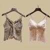 Lace Backless Camisole for Women, Summer Outerwear and Innerwear with Built-In Bra Pads, 2025 New Style Base Layer