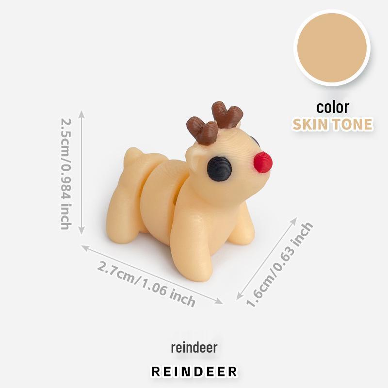 Colorful 3D Printed Small Animal Toys - Simulation Animal Models for Micro-Landscape Decoration