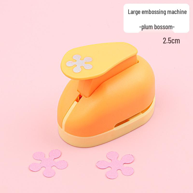 Children's DIY Paper Craft Embossing Machine - Easy Flower Punch for Kindergarten Educational Activities