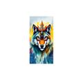 Black Lion White Tiger Stripe Water-Absorbent Quick-Drying Bathrobe Sports Shawl Towel Special Equipment and Supplies For Beach