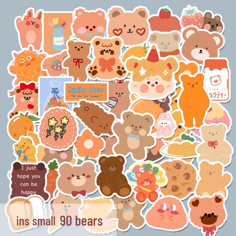 

90 Sheets Cute Animal Cartoon Planner & Phone Stickers