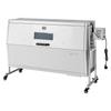 Grill Rotisserie, 38W Grill BBQ Zewnętrzny Rożen do Wieprzowiny i Jagnięciny, Węglowy Rożen o Pojemności 60 kg, Kółka i 4 Poziomy Wysokości, Stal Nierdzewna