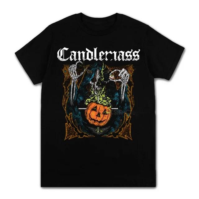 

Vintage Candlemass Band T-Shirt Short All Size S to 5XL 2F869 3XL
