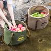 Folding Camping Cube Water Bucket Foldable Collapsible Bucket Camp Supplies For Tourism Car Wash Fishing Car Camping Accessories for Home