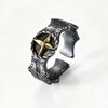 Men's Retro Starburst Adjustable Index Ring - Trendy, Cool, Open Design
