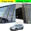 Adesivos de Moldura de Janela de Acabamento de Porta de Cobertura de Pilar B de Material para PC para Chrysler Town and Country 2011-2013+