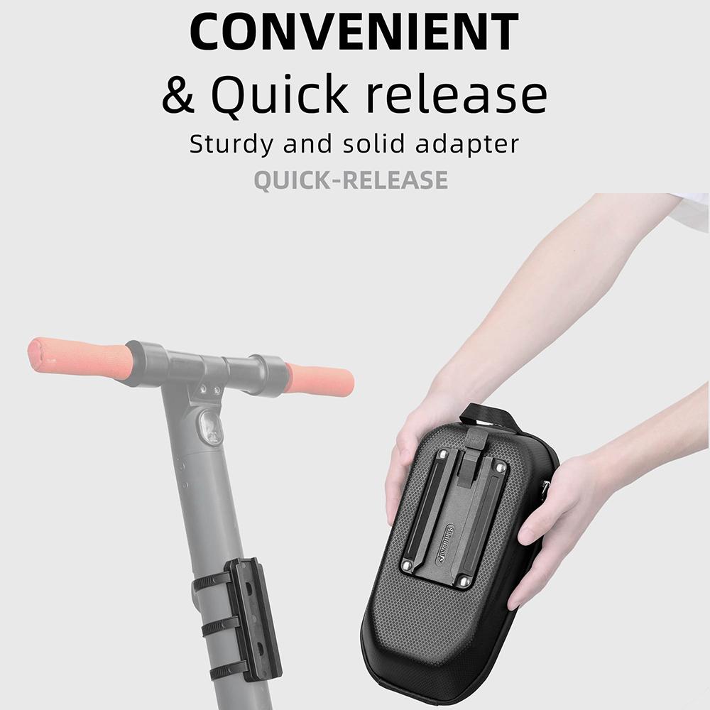 4L Bisiklet Hızlı Bırakma Bisiklet Ön Çatal Çantası Su Geçirmez Bisiklet Çantası Bisiklet Ön Çantası ElectricScooter