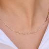 Yori New Stainless Steel Wave Pendant Necklace For Women Stainless Steel Delicate Daily Sweet Jewelry Accessories