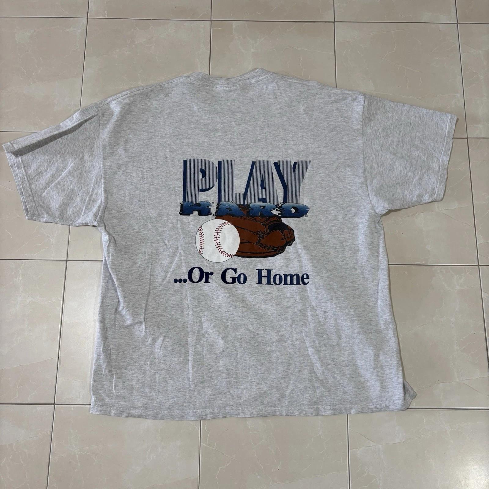 

Vintage Funny Softball Dad T Shirt Men’s 2XL Father Humor Y2K 90s 2XL