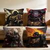 Game W-Warhammer-S 40k Cushion Cover Multi-Scene Pillow Cover for Home & Car - Reversible, Soft & Durable for Daily Use