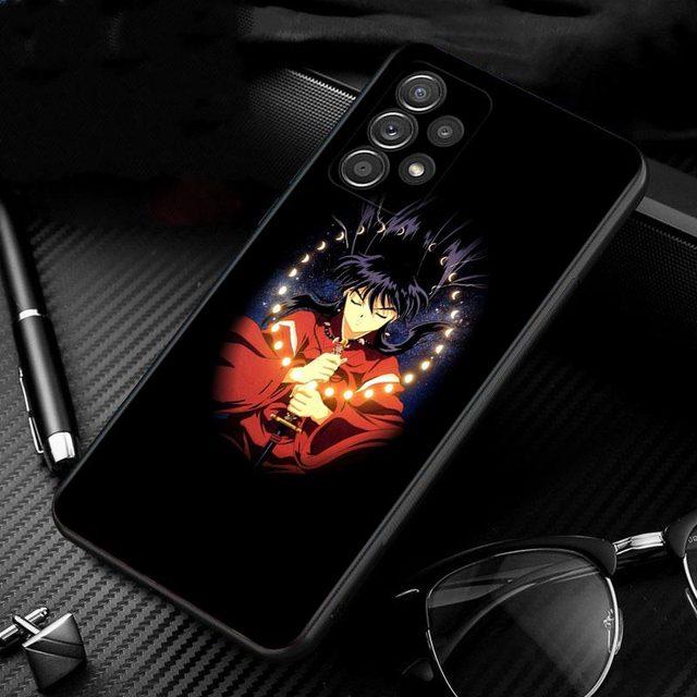 Husă din silicon drăguță Inuyasha pentru Samsung Galaxy A51 A71 A41 A31 A11 A01 A72 A52 A42 A32 A22 A21s A02s A12 A02