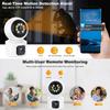 SIM Card 4G Camera Indoor Dual Lens Mini IP Camera 2K 4MP WIFI Wireless Security Night Vision Camara Video Surveillance V380 Pro