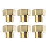 Industrial Grade Hose Reducer Adapters Durable Female to Male Connectors Versatile Brass Adapter fit for Plumbing