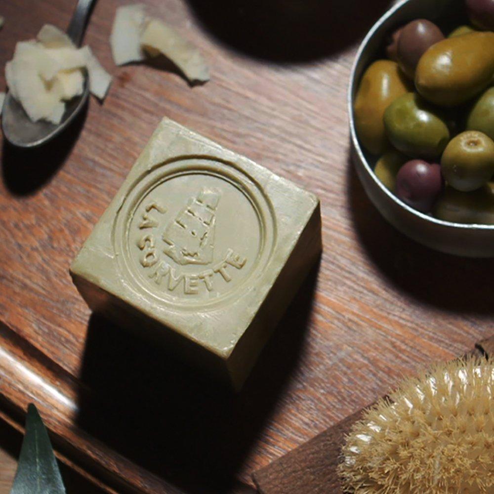 [la covete] Marseille natural olive soap 200g set of 4