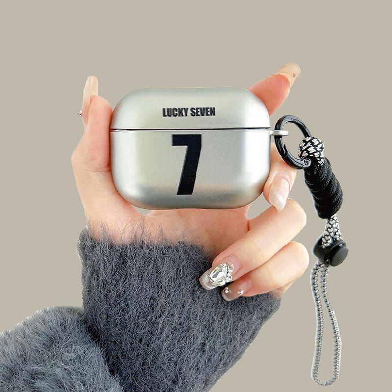 

3-е поколение Силиконовый Про Минималистичный Модный Тренд Набор 4-го поколения Всесторонний Ударопрочный Новое поступление Мягкий чехол для мальчиков и девочек Apple Airpods Pro 7 + black buckle Stripes rope