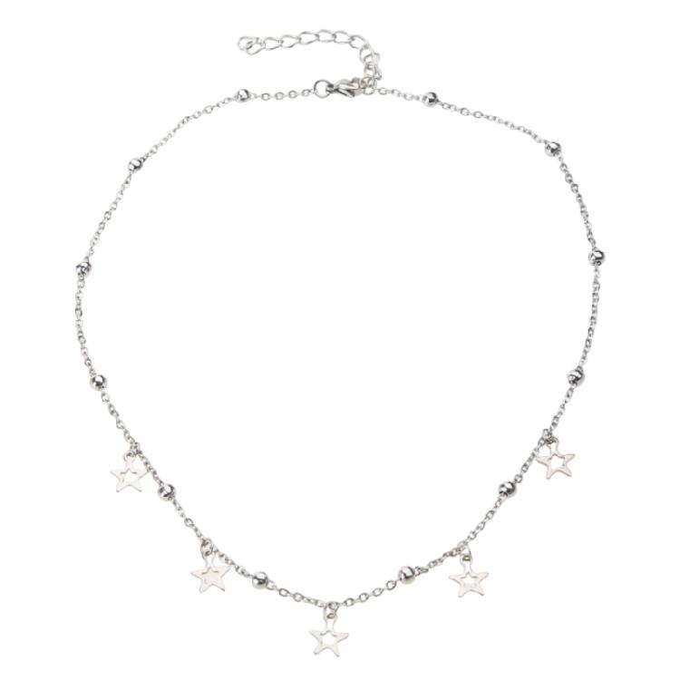 Ожерелье Подвеска Звезда Ожерелья Полое Ожерелье-Звезда для Свадебной Вечеринки Ежедневное 1