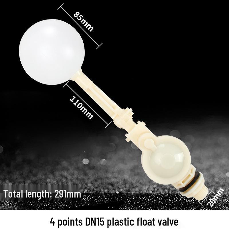 ABS Plastic Float Valve for Water Tank & Tower - Large Flow Cross-Border Float Switch