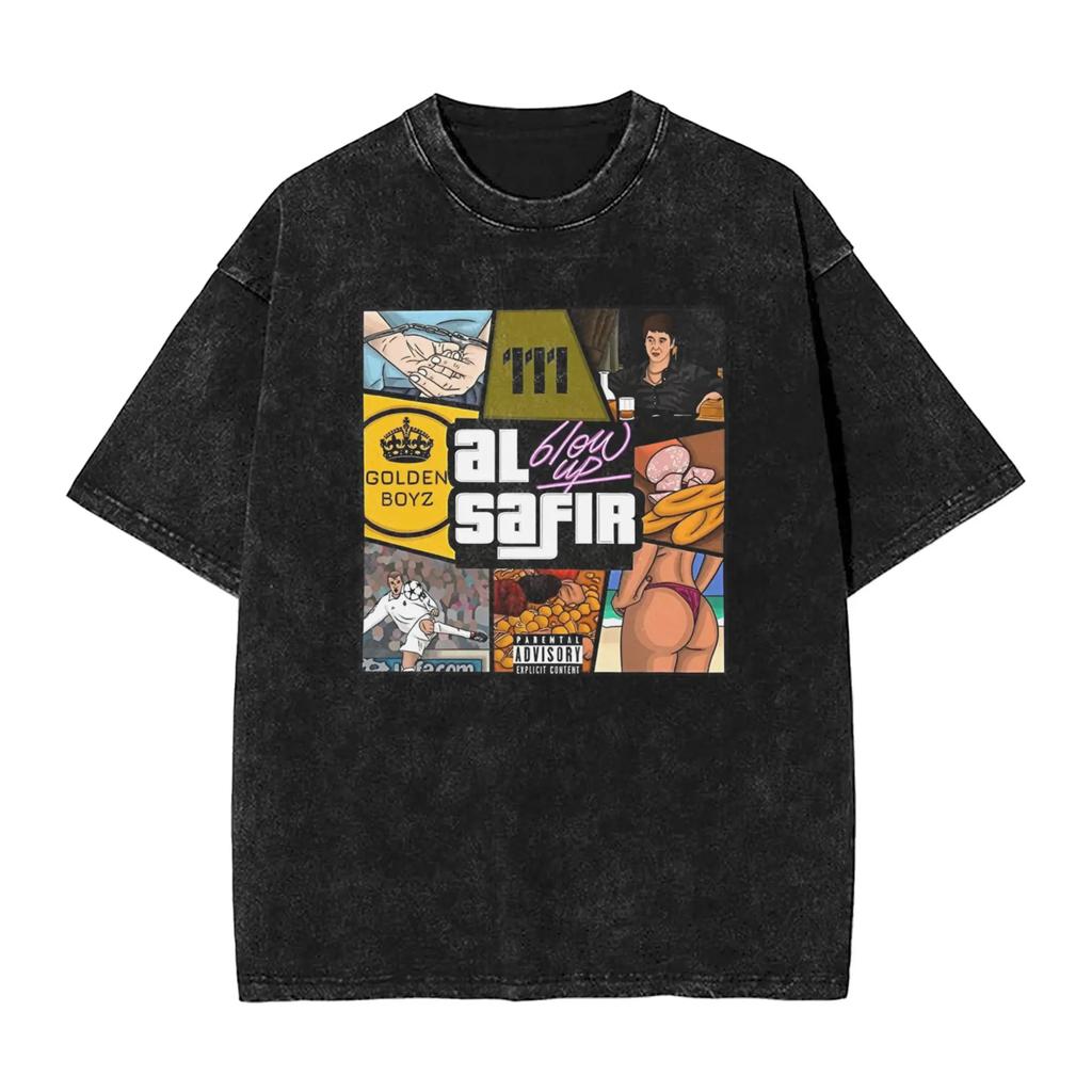 Rapper Al Safir T Shirt for Men Women Cotton Fun T-Shirts Round Collar Tees Short Sleeve Clothing