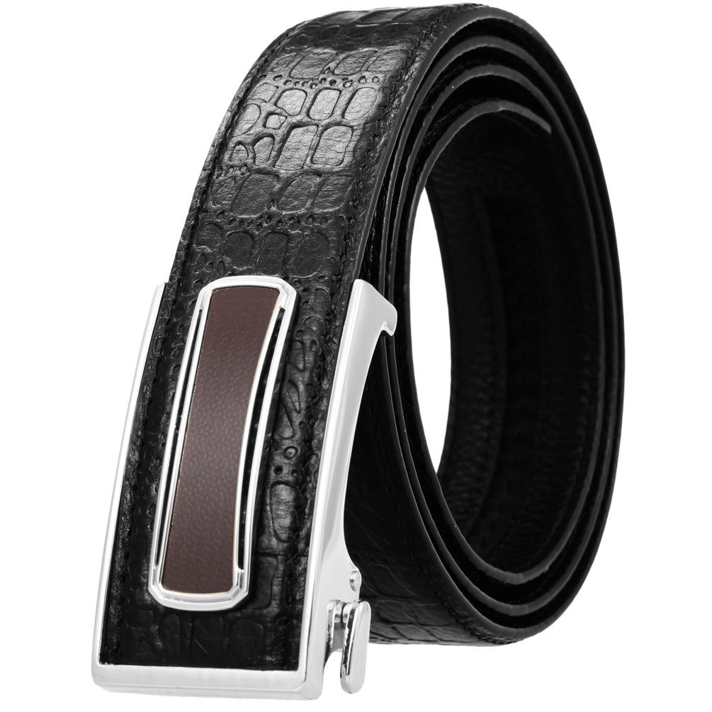 Ceinture tendance en cuir de vachette pleine fleur, boucle intérieure ceinture homme Ly36-23018-5