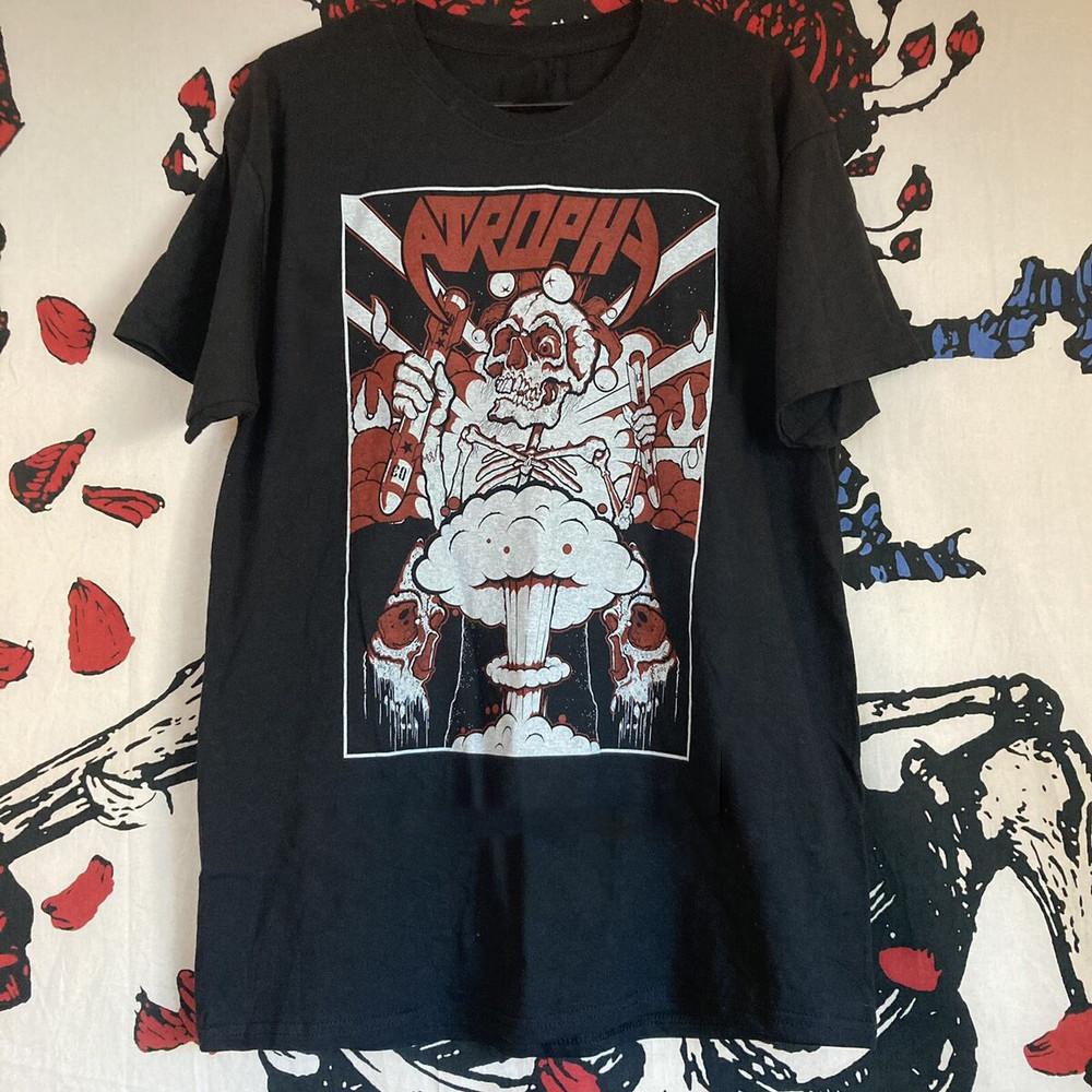 Atrophy Band Трэш-метал Рок Унисекс Короткая футболка Хлопковая футболка S-5XL PR497 Унисекс Футболка L