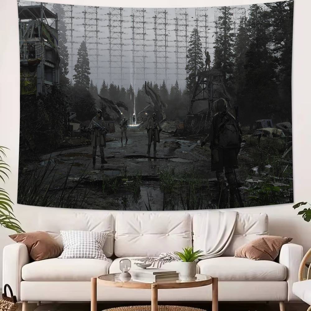 Horror Thriller Adventure Game SSTALKER Series Game Tapestry Decoration Bedroom Dormitory Background Living Room Club Tapestry