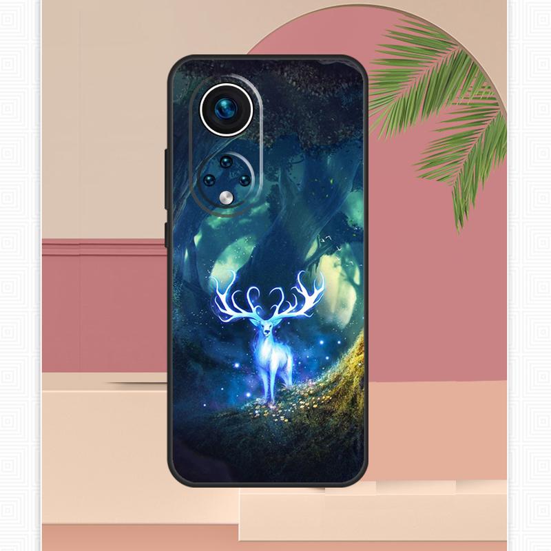 Animal Deer Art Case For Honor Magic 5 6 7 8 Pro Honor X9c X9b X9a X8b X8a X8c 50 70 90 400 200 Lite Cover