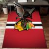 Blackhawks Kunstbodenmatte für Wohnzimmer, Spielzimmer, Büro, Schlafzimmer, Bürobodenmatte Verspieltes Design, Weihnachts-Fan-Geschenke