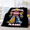Love Transformers (8) Customize Your Name Blanket Lightweight Personalized Blanket Soft & Cozy for Picnics Seaside Office Home Decor