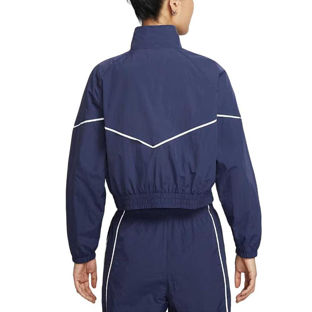 Nike Windrunner Oversized Woven Jacket Midnight Navy Sail For Women IM8028-410