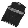 Cycling Vest Breathable Quick Drying Full Zip Outdoor Sports Sleeveless Road Bike Clothing for Running Black XXXL size