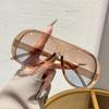 Vintage Pilot Oversized Sunglasses Goggles Women Fashion Retro Lens UV400 Protection Sun Glasses Unisex Big Frames Trendy Shades