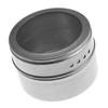 Stainless Steel Spice Jars with Sealed Lids Kitchen Countertop Storage Containers for Salt Pepper Seasonings Organization