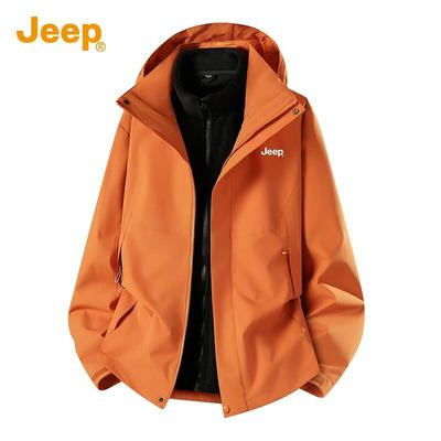Men's 3-in-1 Windproof Waterproof Thermal Hiking Jacket